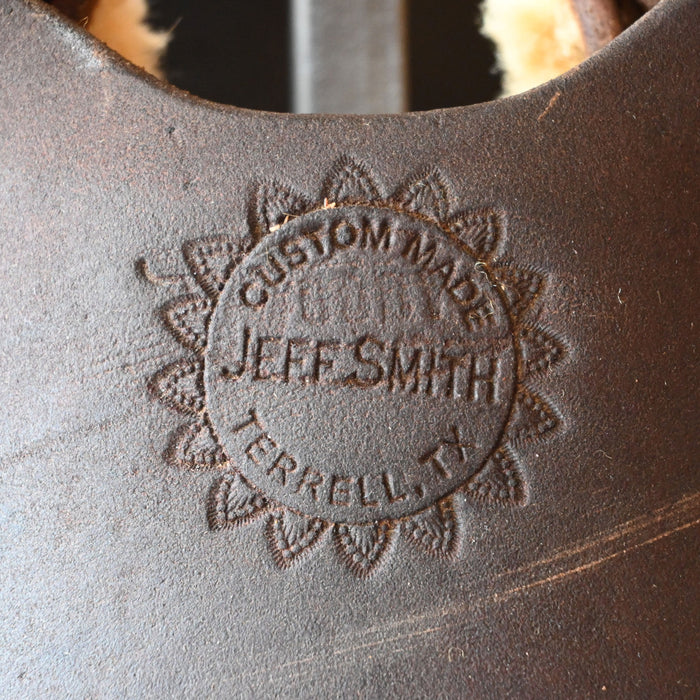 14" USED JEFF SMITH BARREL SADDLE Saddles - Used Jeff Smith
