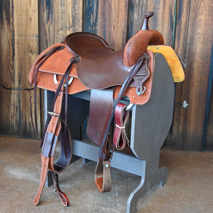 16" JEFF SMITH BEAU GALYEAN CUTTING SADDLE
