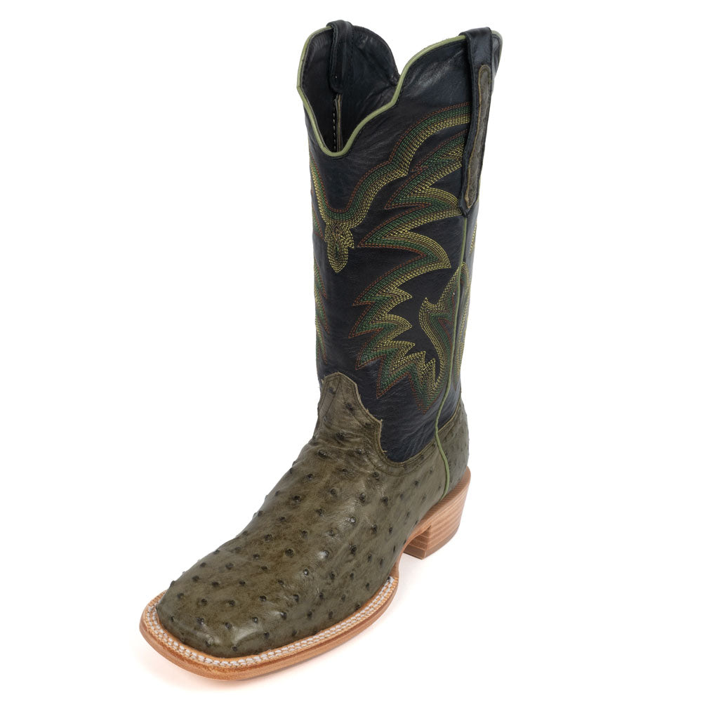 R. Watson Men's Forest Green Western Boot MEN - Footwear - Exotic Western Boots R Watson