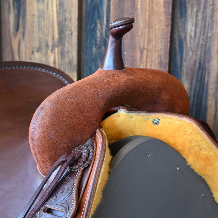 16" JEFF SMITH BEAU GALYEAN CUTTING SADDLE