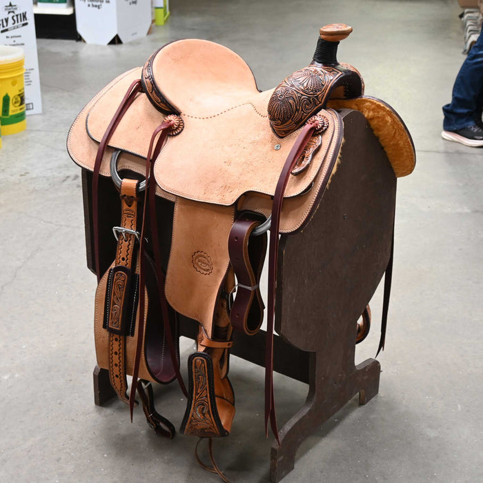 14.5" TESKEY'S TEAM ROPING SADDLE