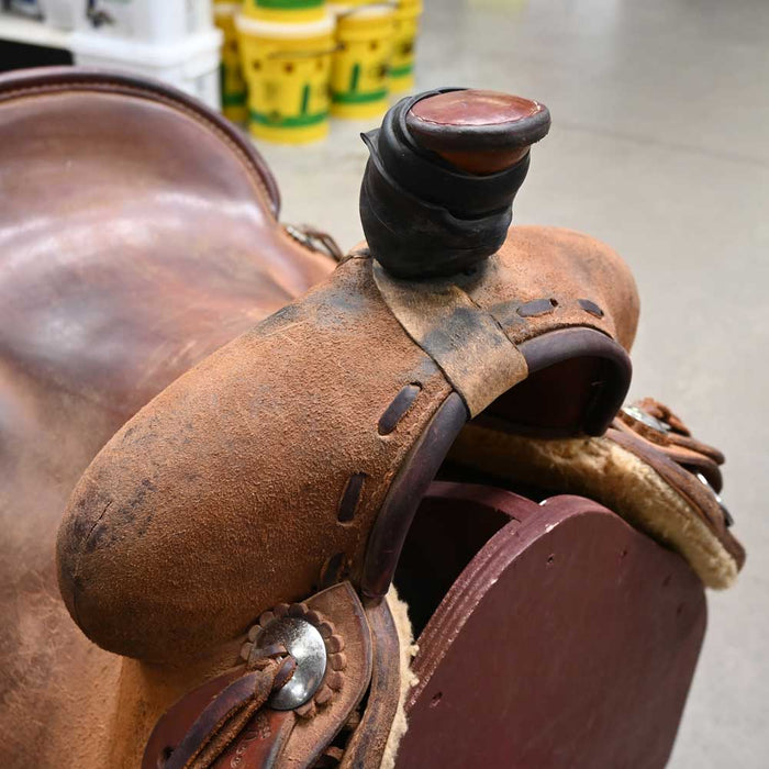 15" USED WILL BURGESS RANCH SADDLE Saddles - Used Will Burgess