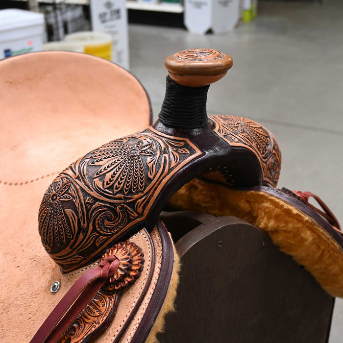 14.5" TESKEY'S TEAM ROPING SADDLE