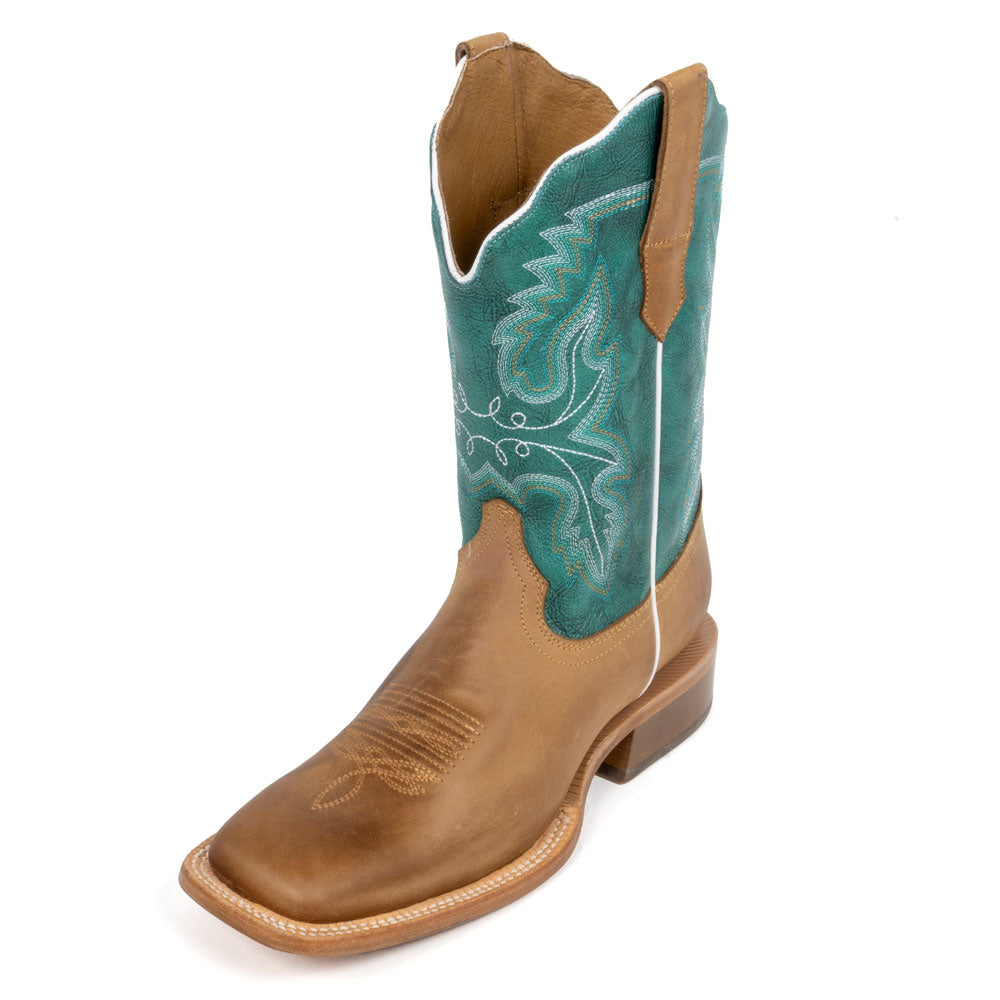 RW Ranch Women's Turquoise Cowhide Western Boot WOMEN - Footwear - Boots - Western Boots R Watson