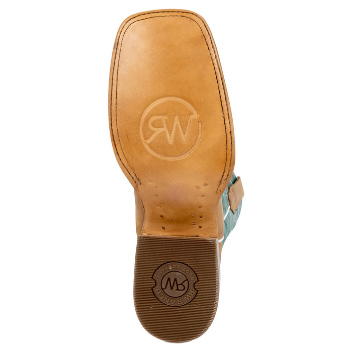 RW Ranch Women's Turquoise Cowhide Western Boot WOMEN - Footwear - Boots - Western Boots R Watson