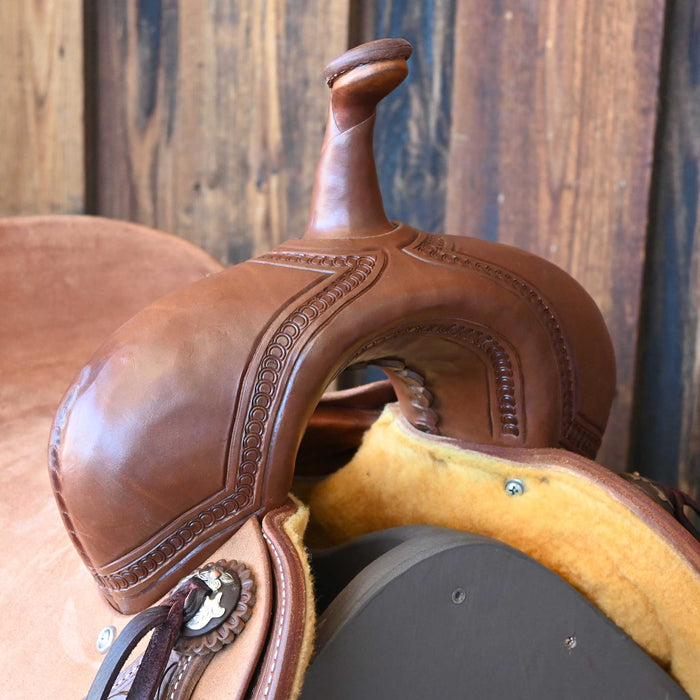 16.5" JEFF SMITH BUSTER WELCH CUTTING SADDLE