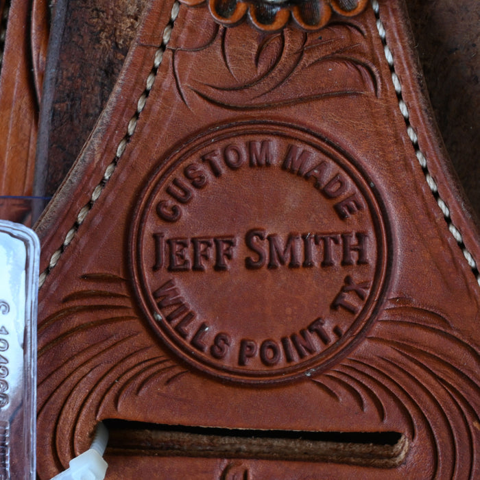 14.5" USED JEFF SMITH BARREL SADDLE Saddles - Used Jeff Smith