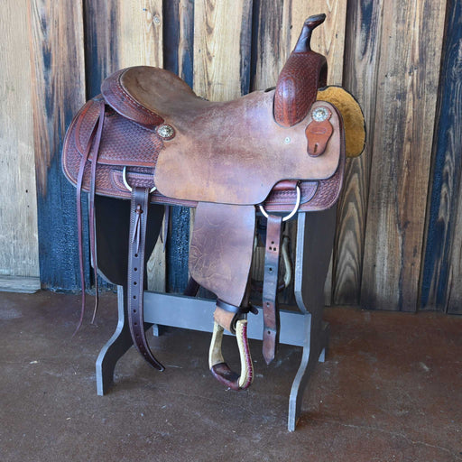 17" USED HORSEMAN'S SUPPLY CUTTING SADDLE Saddles - Used Horseman's Supply