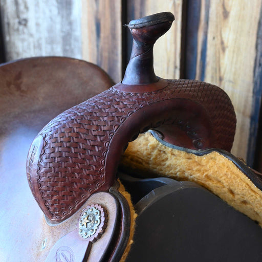17" USED HORSEMAN'S SUPPLY CUTTING SADDLE Saddles - Used Horseman's Supply