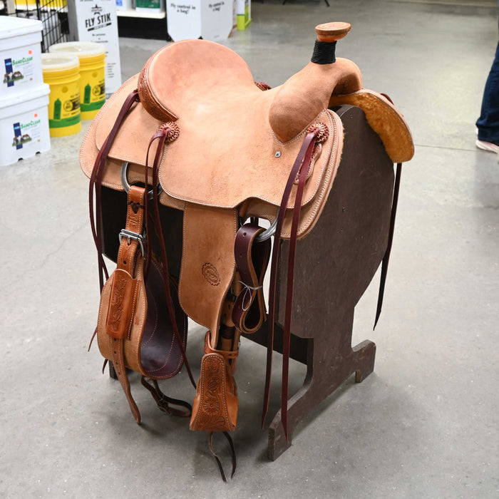 14.5" TESKEY'S TEAM ROPING SADDLE