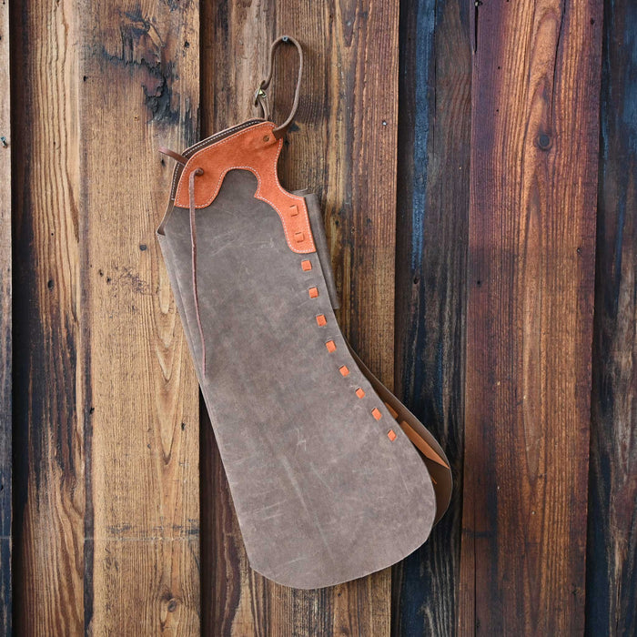 Kid's 28" Steprhrough Chaps - Select Chap Color!! Tack - Chaps & Chinks Misc Brown/Orange - No Fringe