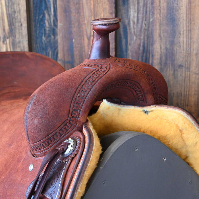 15.5" JEFF SMITH BUSTER WELCH RANCH CUTTER SADDLE
