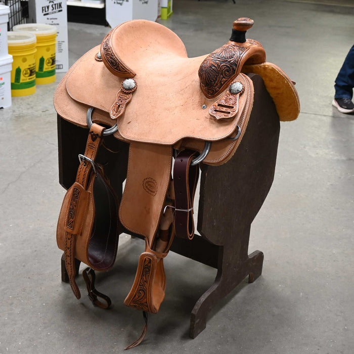 14" TESKEY'S CALF ROPING SADDLE