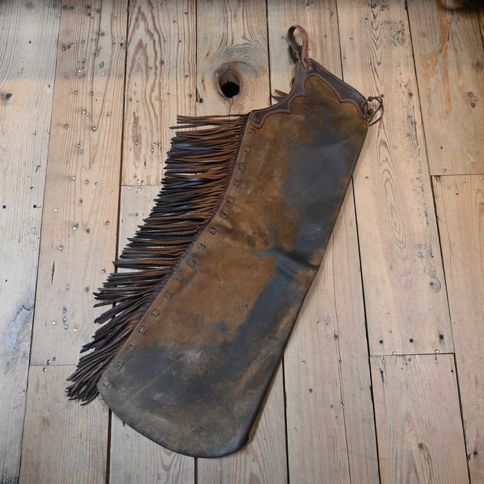 Hershberger Shotgun Chaps w/P. Williams Buckle Tack - Chaps & Chinks Wyatt Hershberger Cowboy Leather