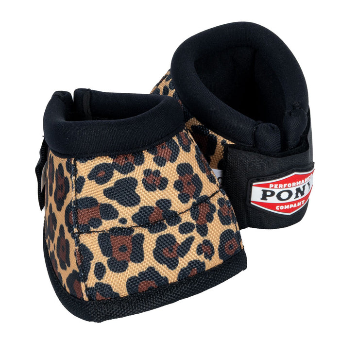 Performance Pony Bell Boots Tack - Leg Protection Performance Pony Co. S Cheetah