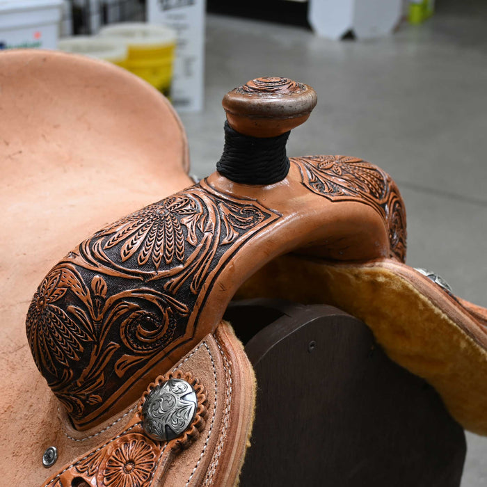 14" TESKEY'S CALF ROPING SADDLE