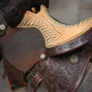 14.5" USED MARTIN FEARLESS BARREL SADDLE Saddles Martin Saddlery   