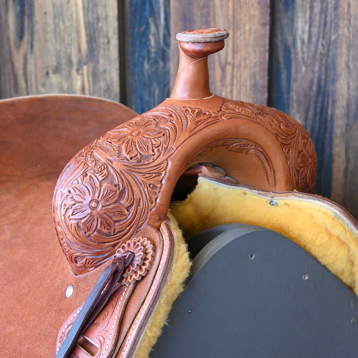 15.5" JEFF SMITH BUSTER WELCH RANCH CUTTER SADDLE
