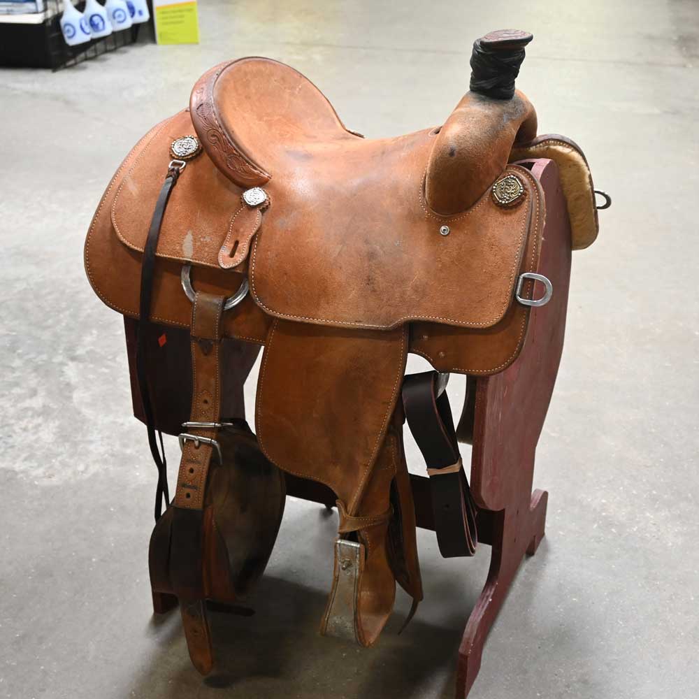 14" USED MARTIN ROPING SADDLE Saddles Martin Saddlery