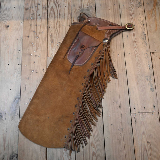 Roughout Shotgun Chaps Tack - Chaps & Chinks misc