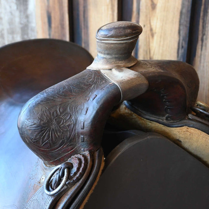 16.5" USED COWPUNCHER RANCH SADDLE