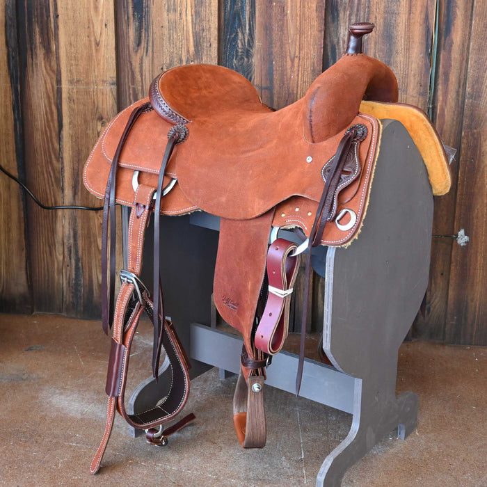 16.5" JEFF SMITH BUSTER WELCH RANCH CUTTER SADDLE