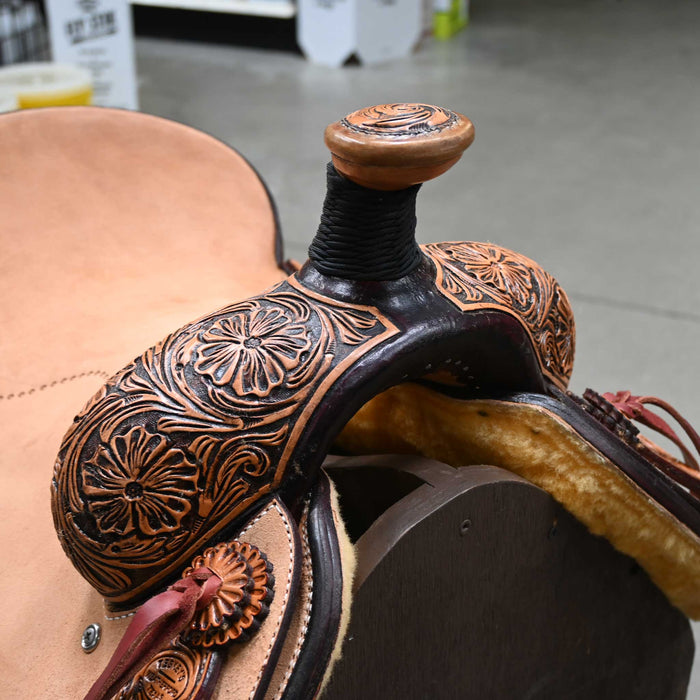 14.5" TESKEY'S TEAM ROPING SADDLE