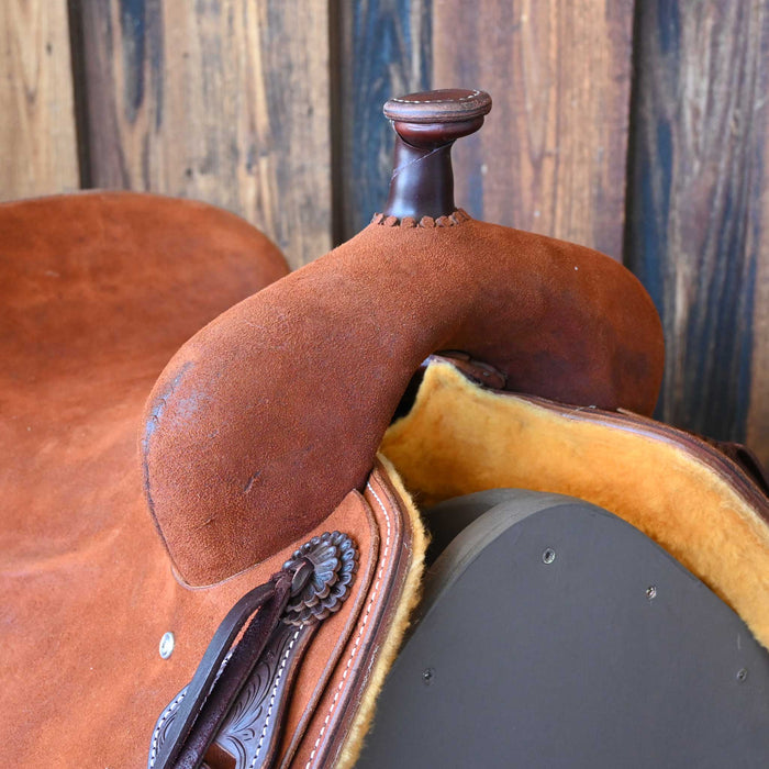 16.5" JEFF SMITH BUSTER WELCH RANCH CUTTER SADDLE