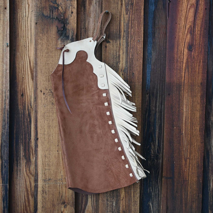 Kid's 28" Steprhrough Chaps - Select Chap Color!! Tack - Chaps & Chinks Misc Brown/Cream