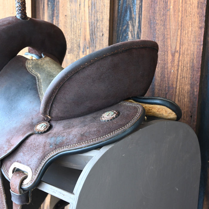 13" USED JEFF SMITH CIRCLE Y BARREL SADDLE Saddles - Used Circle Y Saddlery