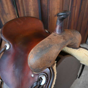 16" USED JEFF SMITH CUTTING SADDLE Saddles Jeff Smith   