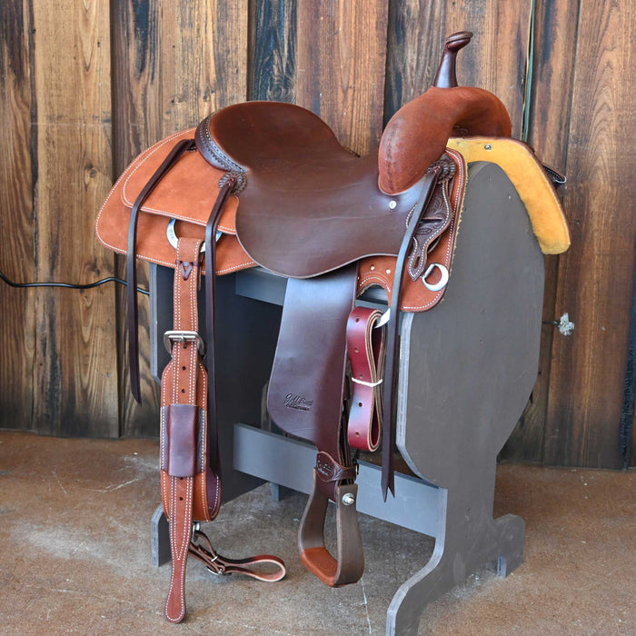 16" JEFF SMITH BEAU GALYEAN CUTTING SADDLE