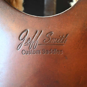 16" USED JEFF SMITH CUTTING SADDLE Saddles Jeff Smith   