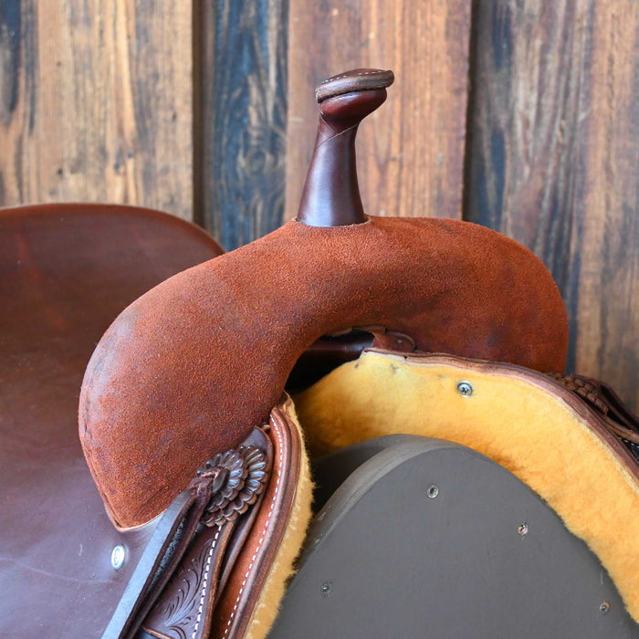16" JEFF SMITH BEAU GALYEAN CUTTING SADDLE