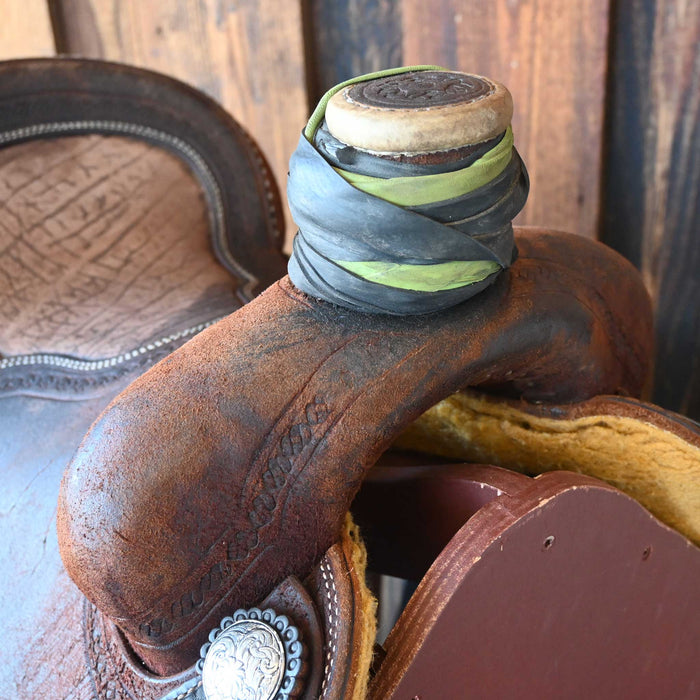 14.5" USED BACH TEAM ROPING SADDLE