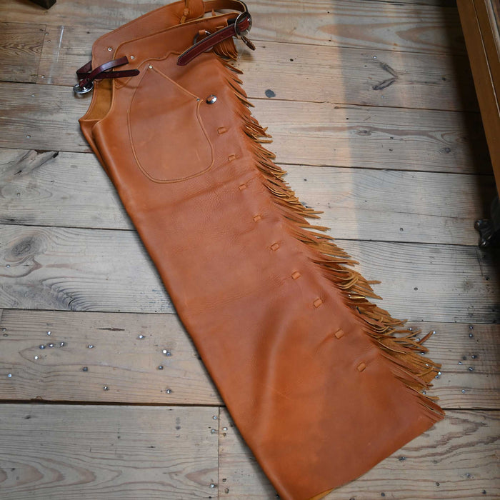 Teskey's Large Dun Shotgun Chaps 2165 Tack - Chaps & Chinks Teskey's