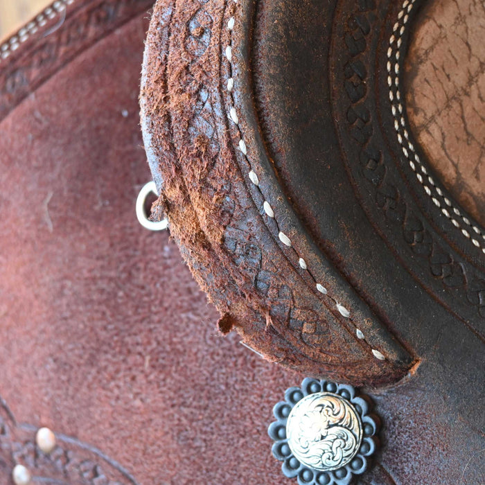 14.5" USED BACH TEAM ROPING SADDLE