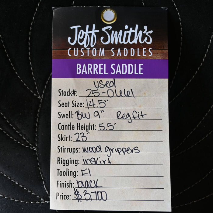 14.5" USED JEFF SMITH BARREL SADDLE Saddles - Used Jeff Smith
