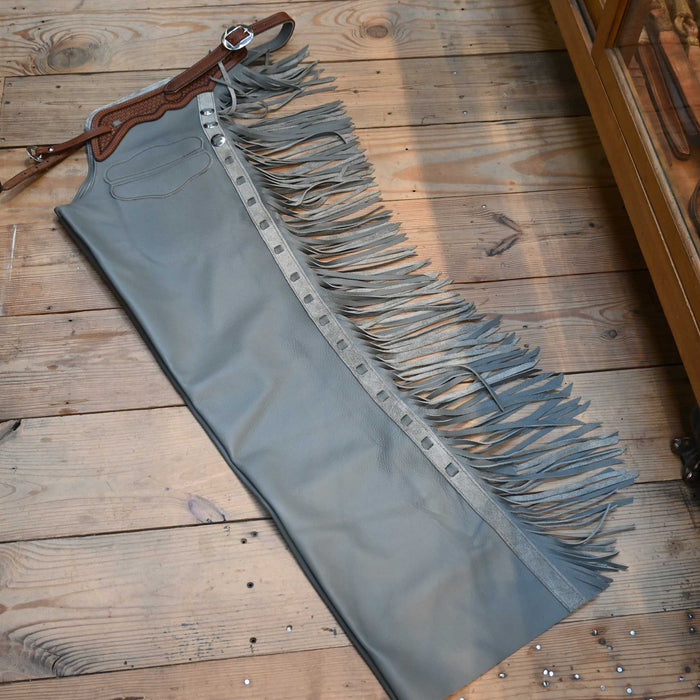 Teskey's Large Silver Shotgun Chaps Tack - Chaps & Chinks Teskey's