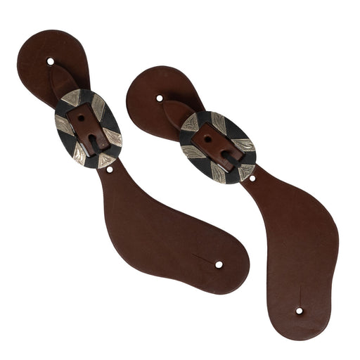 Teskey's Laramie Heavy Oil Spur Straps Tack - Spur Straps Teskeys
