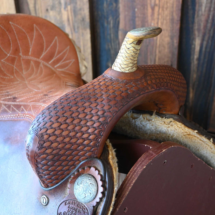 14.5" USED BILLY COOK BARREL SADDLE