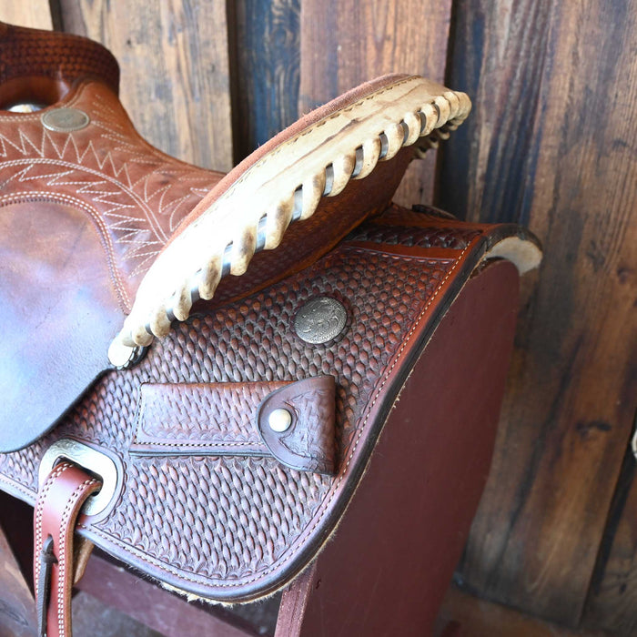 14.5" USED BILLY COOK BARREL SADDLE