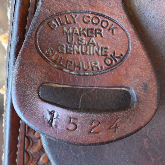 14.5" USED BILLY COOK BARREL SADDLE