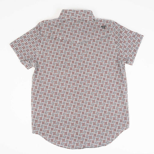 Ferrell Brand Boy's Colton Red Pearl Snap Shirt KIDS - Boys - Clothing - Shirts - Short Sleeve Shirts Ferrell Brand