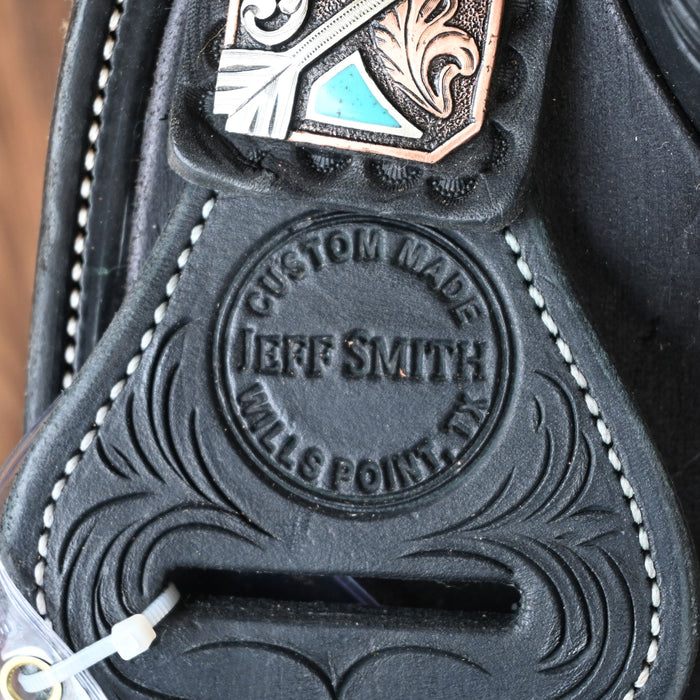 14.5" USED JEFF SMITH BARREL SADDLE Saddles - Used Jeff Smith