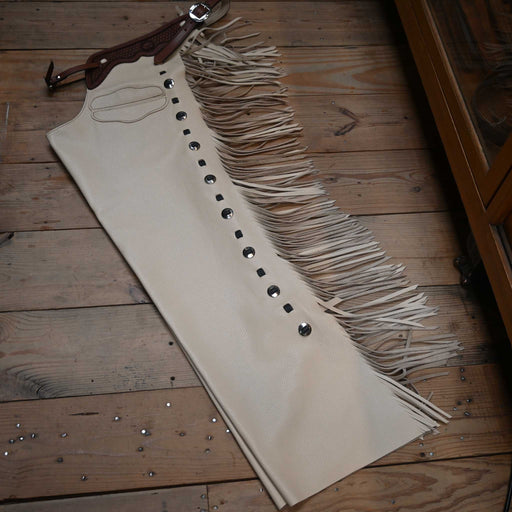 Teskey's Large Cream Shotgun Chaps 2169 Tack - Chaps & Chinks Teskey's