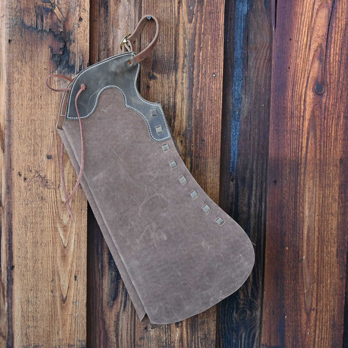 Kid's 24" Stepthrough Chaps - Select Chap Color!! Tack - Chaps & Chinks Misc Brown/Charcoal