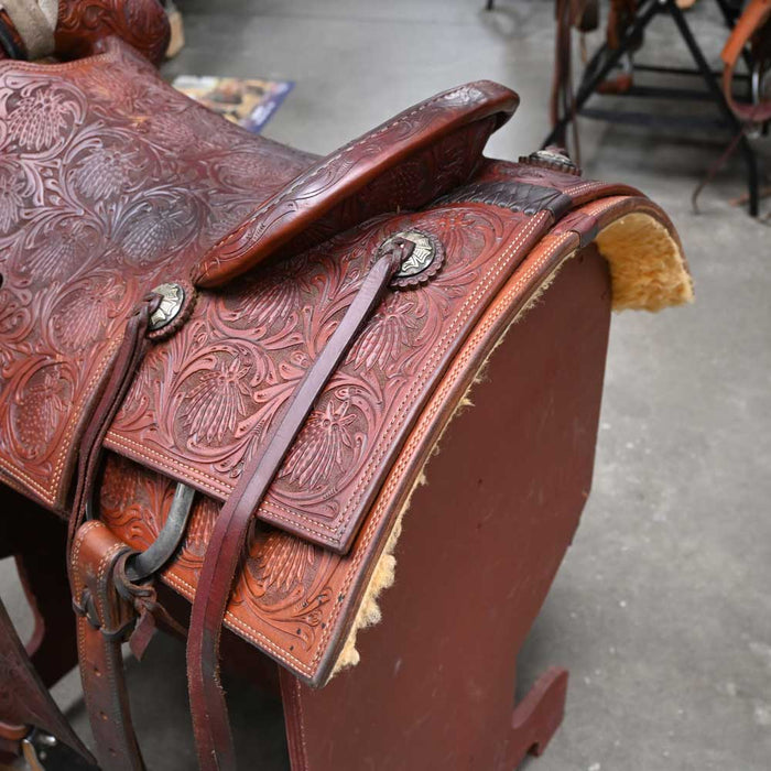 15.5" USED CACTUS RANCH SADDLE Saddles - Used CACTUS SADDLERY