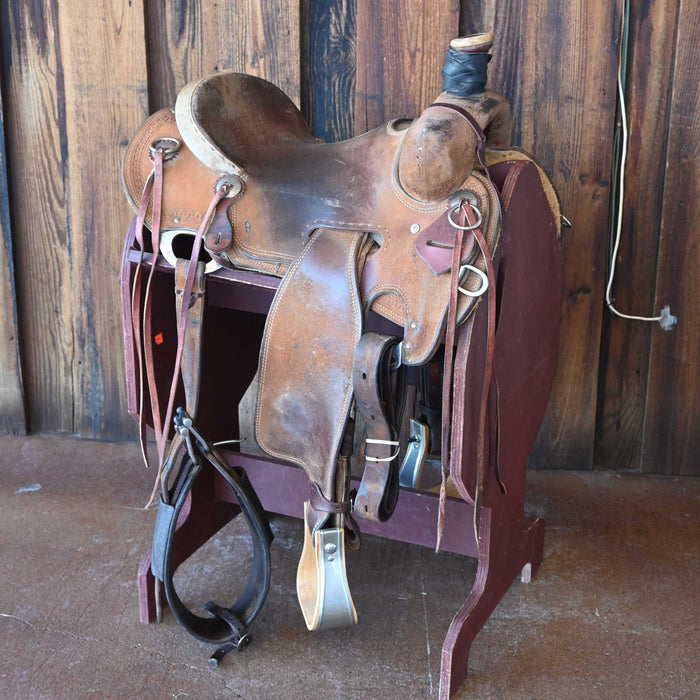 15" USED HENDERSON CUSTOM RANCH SADDLE