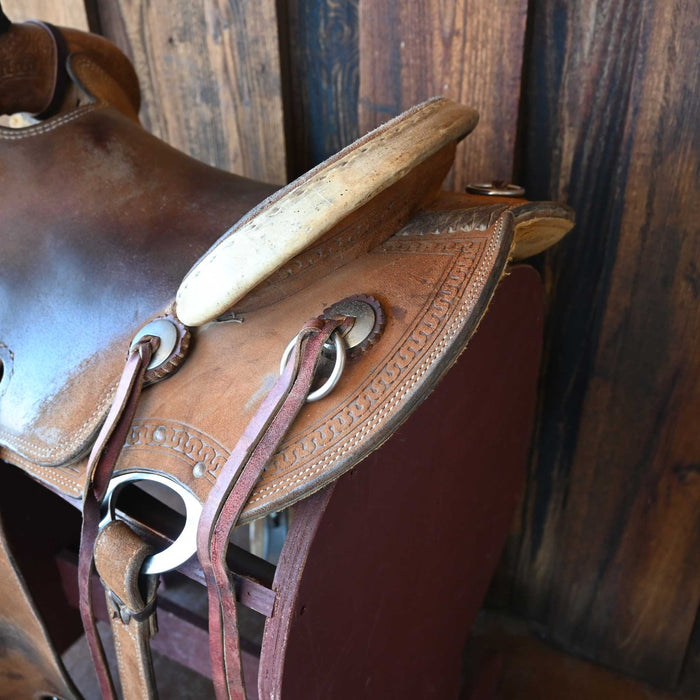 15" USED HENDERSON CUSTOM RANCH SADDLE